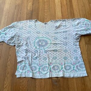 Sun print hippie geeta shirt